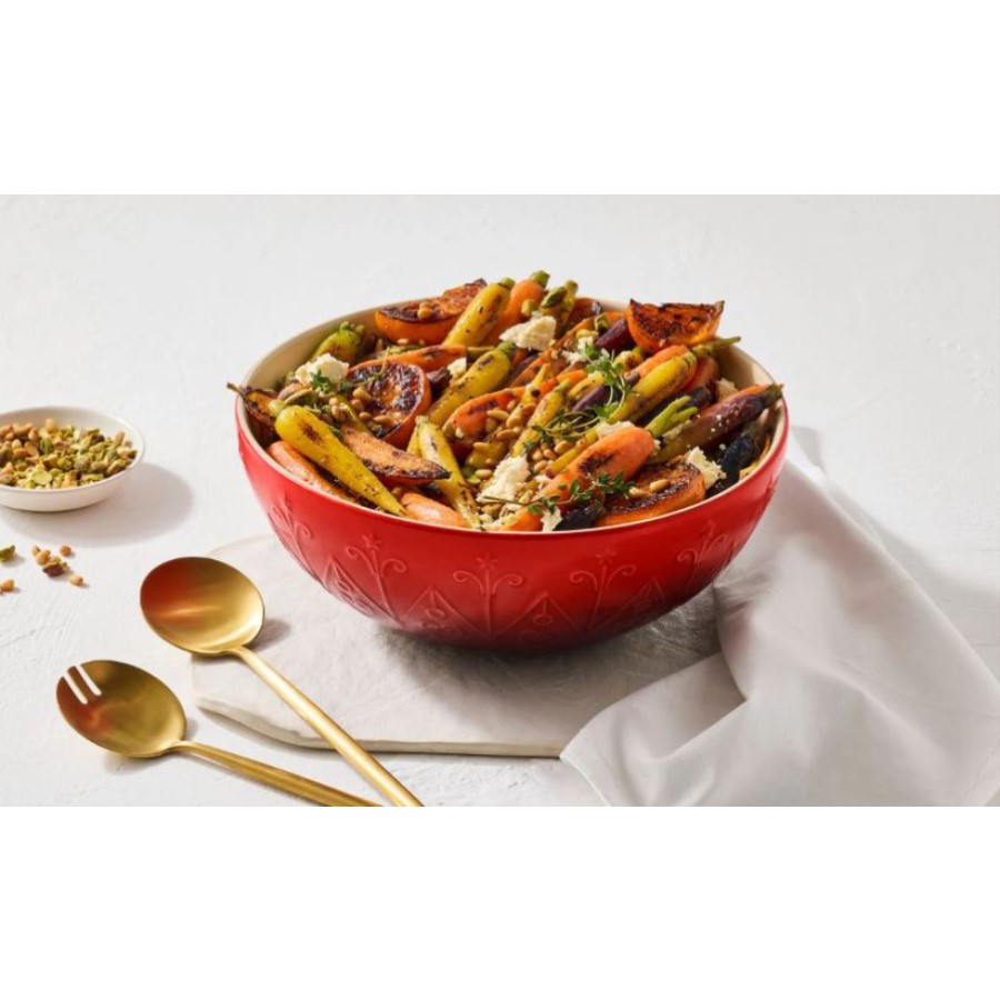 additioanl image for  Le Creuset Xmas Etoile Bowl Cerise 3 L 